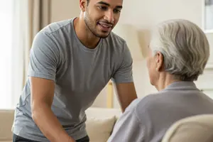        المعاونون في الرعاية الشخصية بالمنازل  